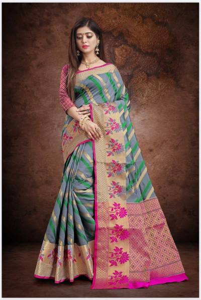 Devika By Reva Weaving Silk Festive Wear Saree Collection